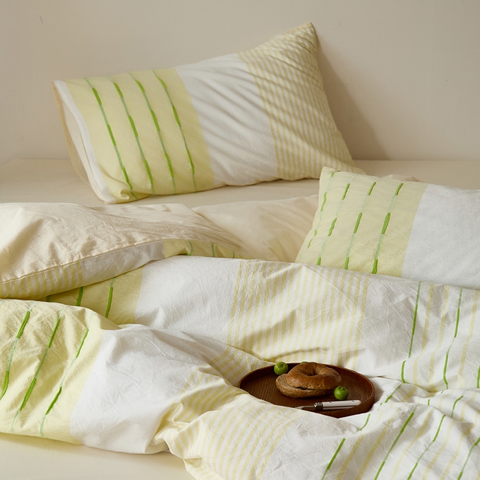 91家纺网 家纺一手货源 找家纺 （总）Mr.pig猪先生水洗棉 2025新款全棉色织立体四件套