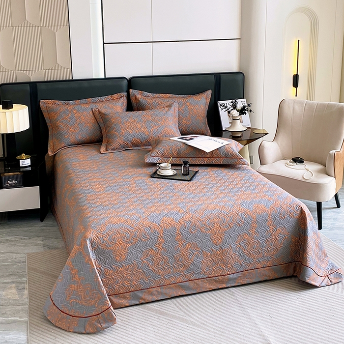 91家纺网 家纺一手货源 找家纺 （总）畅畅家纺 2025春夏款13372全棉纯棉活性印花床盖夹棉加厚绗缝防滑床罩