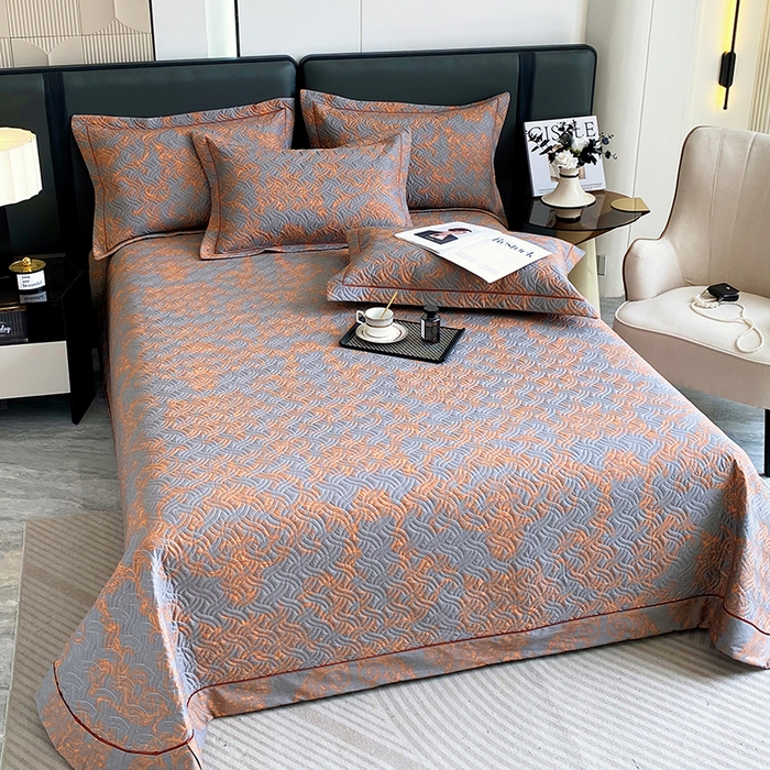 91家纺网 家纺一手货源 找家纺 （总）畅畅家纺 2025春夏款13372全棉纯棉活性印花床盖夹棉加厚绗缝防滑床罩