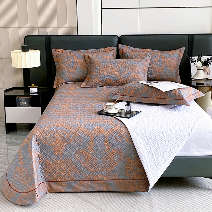 91家纺网 家纺一手货源 找家纺 （总）畅畅家纺 2025春夏款13372全棉纯棉活性印花床盖夹棉加厚绗缝防滑床罩