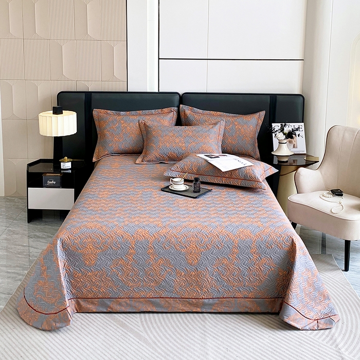 91家纺网 家纺一手货源 找家纺 （总）畅畅家纺 2025春夏款13372全棉纯棉活性印花床盖夹棉加厚绗缝防滑床罩