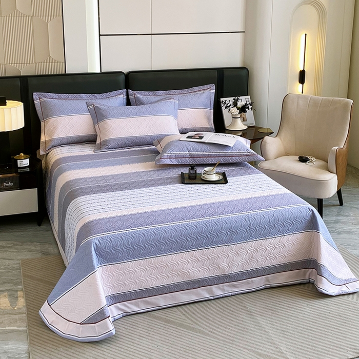 91家纺网 家纺一手货源 找家纺 畅畅家纺 2025春夏款13372全棉纯棉活性印花床盖夹棉加厚绗缝防滑床罩 芙光