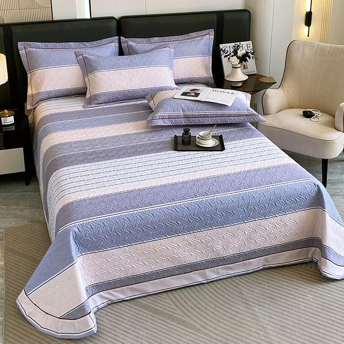 91家纺网 家纺一手货源 找家纺 畅畅家纺 2025春夏款13372全棉纯棉活性印花床盖夹棉加厚绗缝防滑床罩 芙光