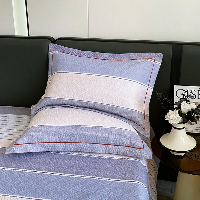 91家纺网 家纺一手货源 找家纺 畅畅家纺 2025春夏款13372全棉纯棉活性印花床盖夹棉加厚绗缝防滑床罩 芙光