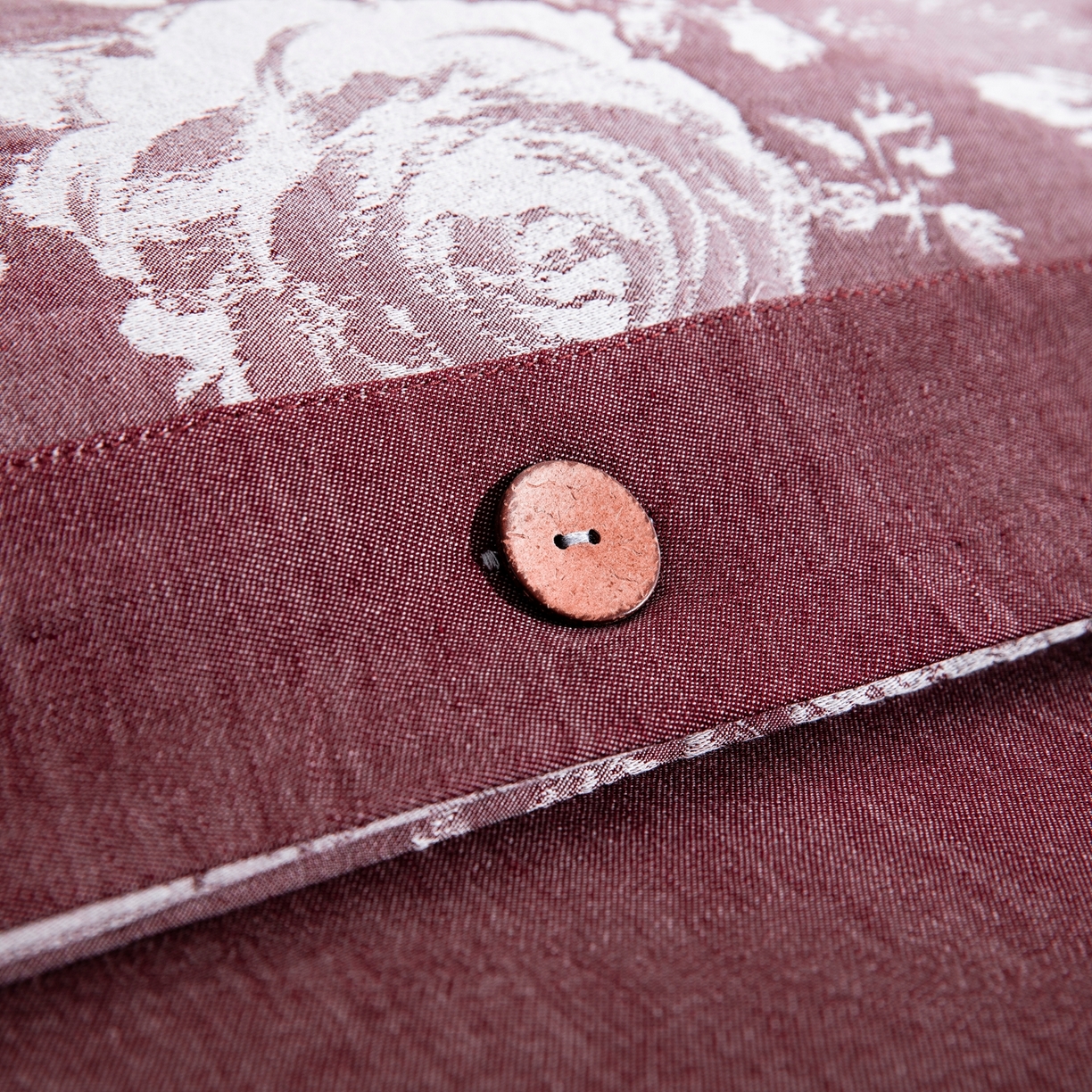 91家纺网 家纺一手货源 找家纺 （总）双层纱家居 2025新款全棉色织提花四件套-玫瑰庄园