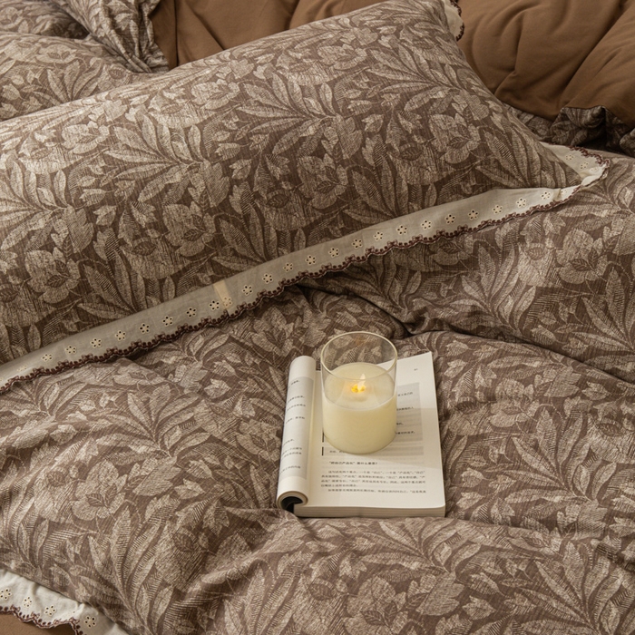 91家纺网 家纺一手货源 找家纺 （总）优米家纺 2025新款A类加厚全棉纯棉磨毛提花四件套（提供买家秀）