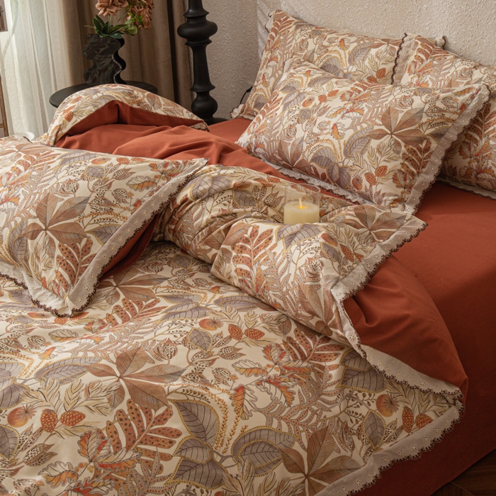 91家纺网 家纺一手货源 找家纺 优米家纺 2025新款A类加厚全棉纯棉磨毛提花四件套（提供买家秀） 德菲庄园