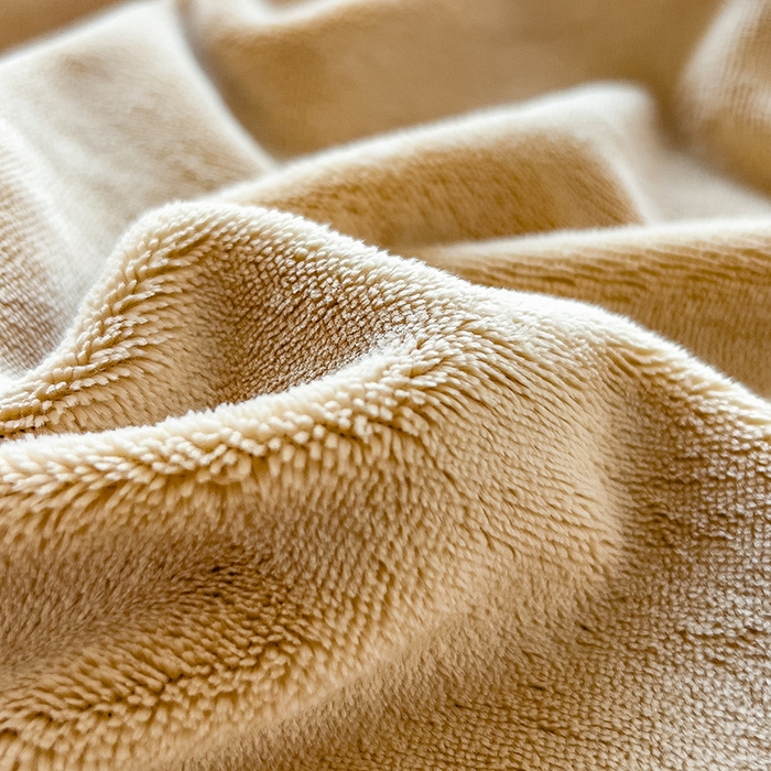 91家纺网 家纺一手货源 找家纺 丽美人家纺 2025秋冬新款牛奶绒纯色单床笠 鸭嘴咖