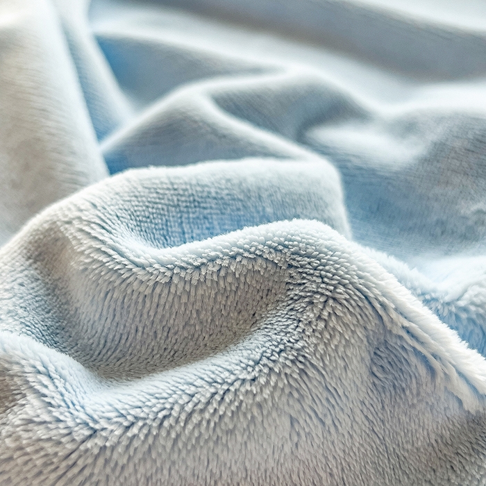 91家纺网 家纺一手货源 找家纺 丽美人家纺 2025秋冬新款牛奶绒纯色单床笠 海天蓝