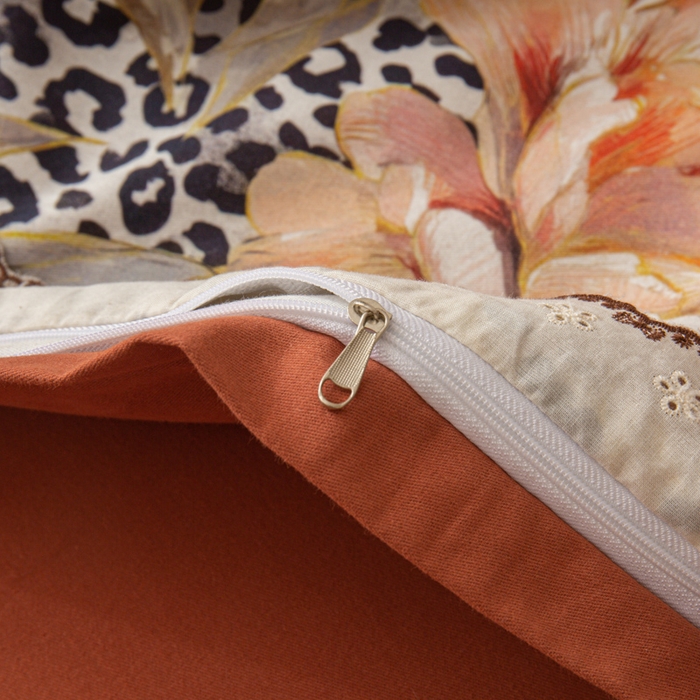 91家纺网 家纺一手货源 找家纺 优米家纺 2025新款A类加厚全棉纯棉磨毛提花四件套（提供买家秀） 花之舞