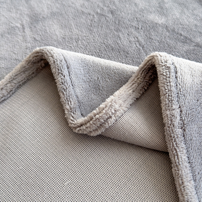 91家纺网 家纺一手货源 找家纺 丽美人家纺 2025秋冬新款牛奶绒纯色单床单 大麦灰