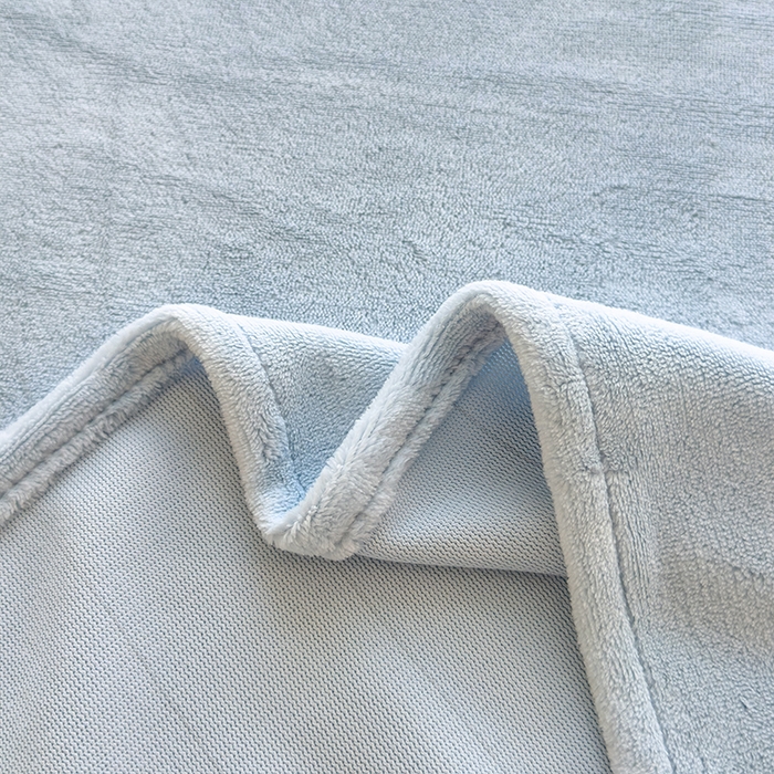 91家纺网 家纺一手货源 找家纺 丽美人家纺 2025秋冬新款牛奶绒纯色单床单 海天蓝