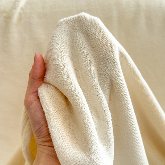 91家纺网 家纺一手货源 找家纺 丽美人家纺 2025秋冬新款牛奶绒纯色单床单 茶花白