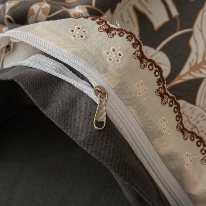 91家纺网 家纺一手货源 找家纺 优米家纺 2025新款A类加厚全棉纯棉磨毛提花四件套（提供买家秀） 漫步花庭