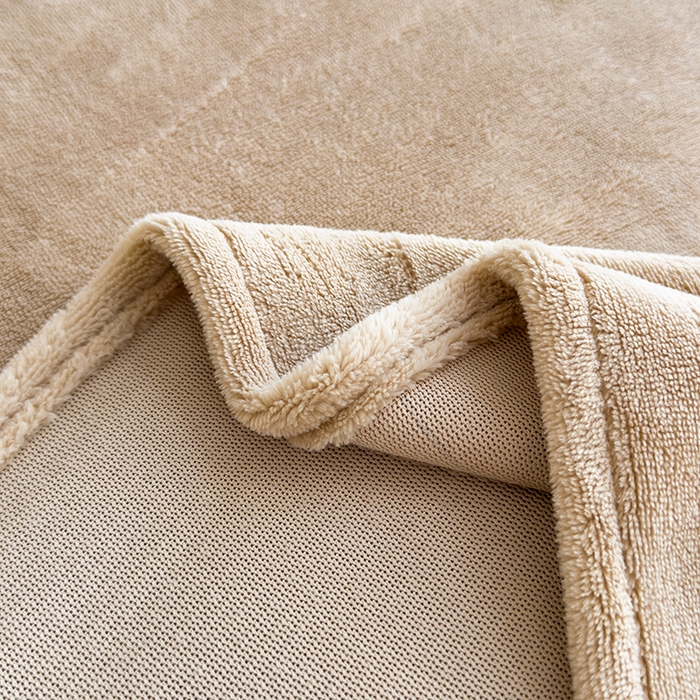 91家纺网 家纺一手货源 找家纺 丽美人家纺 2025秋冬新款牛奶绒纯色单床单 鸭嘴咖