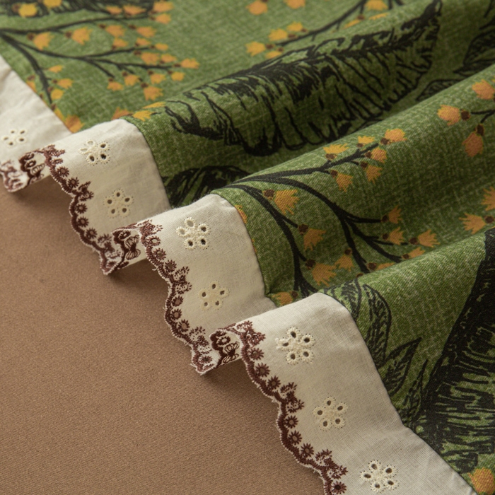 91家纺网 家纺一手货源 找家纺 优米家纺 2025新款A类加厚全棉纯棉磨毛提花四件套（提供买家秀） 陌上花开