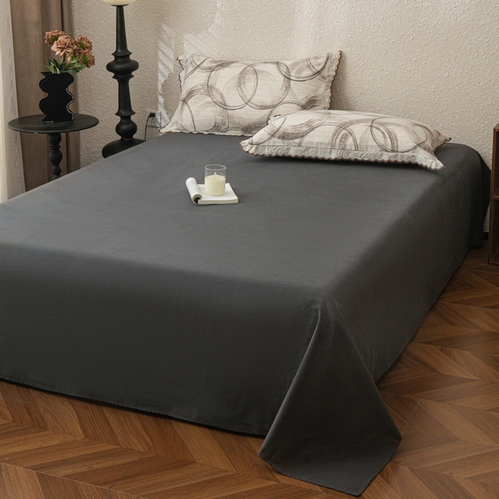 91家纺网 家纺一手货源 找家纺 优米家纺 2025新款A类加厚全棉纯棉磨毛提花四件套（提供买家秀） 南城旧梦