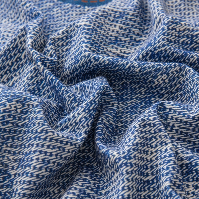 91家纺网 家纺一手货源 找家纺 优米家纺 2025新款A类加厚全棉纯棉磨毛提花四件套（提供买家秀） 青花岁月