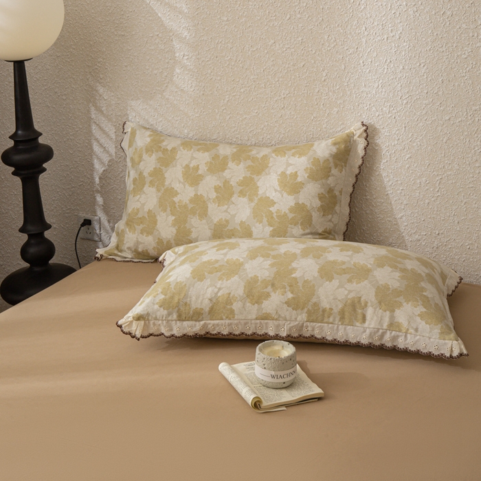 91家纺网 家纺一手货源 找家纺 优米家纺 2025新款A类加厚全棉纯棉磨毛提花四件套（提供买家秀） 水木年华