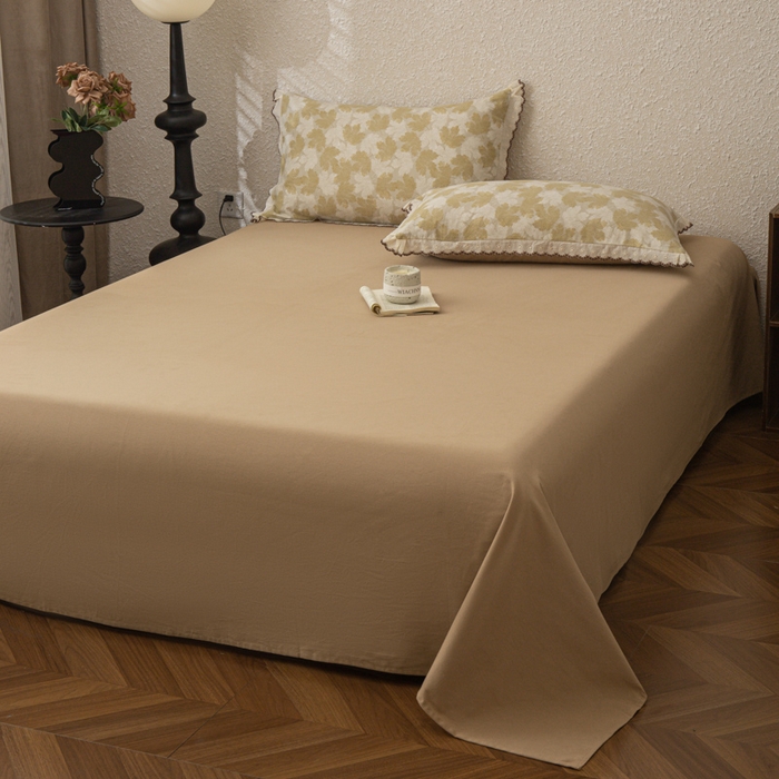 91家纺网 家纺一手货源 找家纺 优米家纺 2025新款A类加厚全棉纯棉磨毛提花四件套（提供买家秀） 水木年华