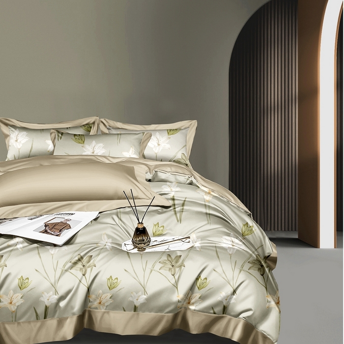 91家纺网 家纺一手货源 找家纺 （总）威克凯丽 2025新款全棉纯棉印花13070四件套