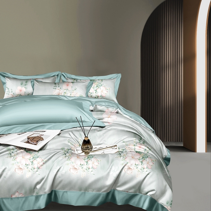 91家纺网 家纺一手货源 找家纺 （总）威克凯丽 2025新款全棉纯棉印花13070四件套