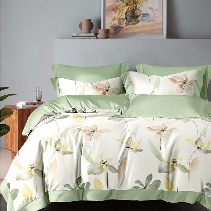 威克凯丽 2025新款全棉纯棉印花13070四件套 景悦