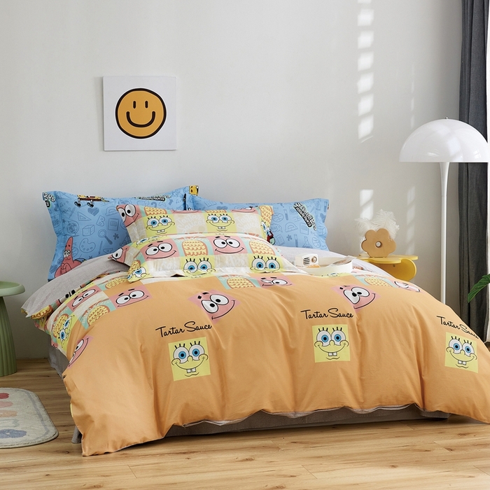 91家纺网 家纺一手货源 找家纺 （总）威克凯丽 2025新款全棉纯棉印花13376四件套