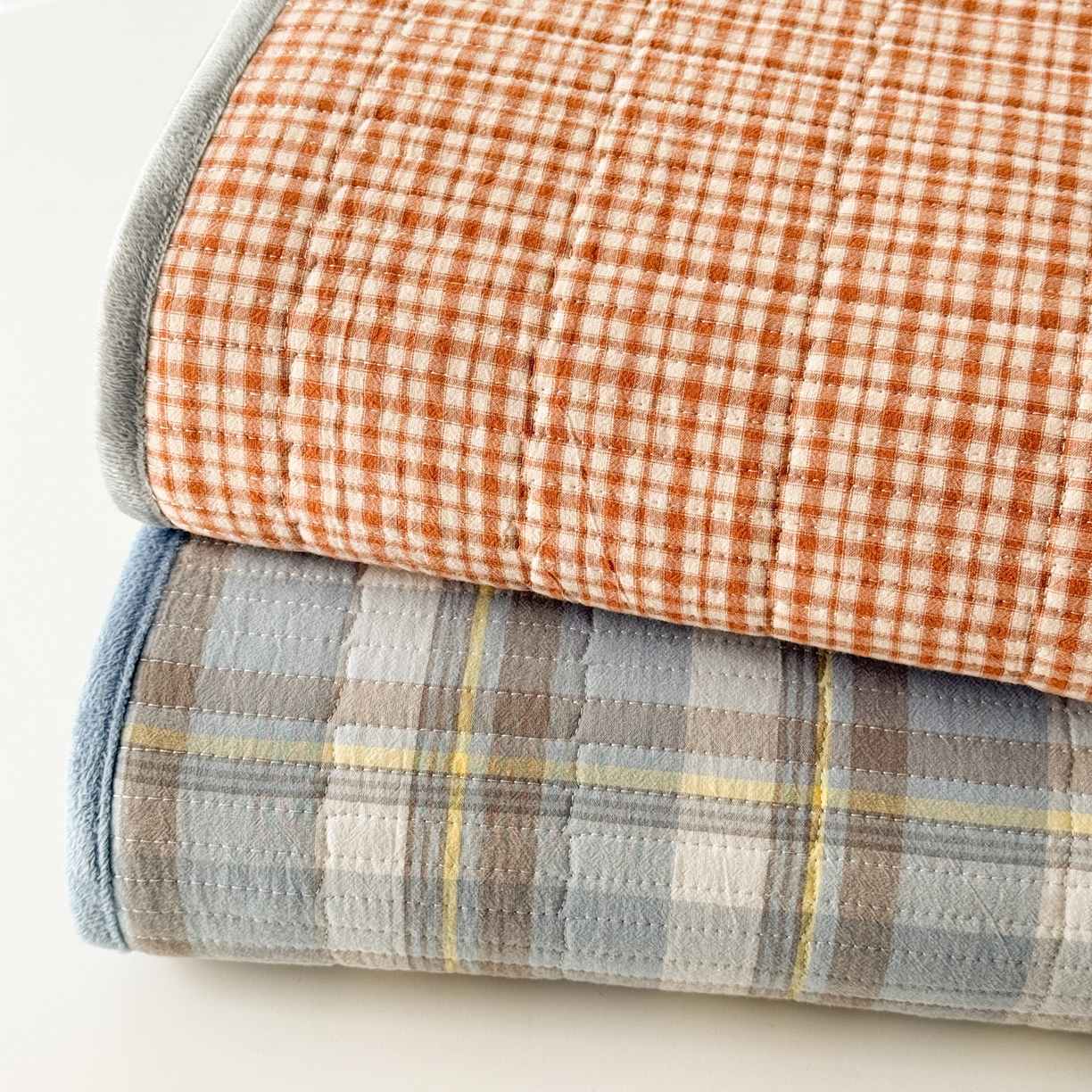 91家纺网 家纺一手货源 找家纺 简宜家居（朝初家纺） 2025新款全棉纯棉色织水洗棉床盖 组合图仅供参考