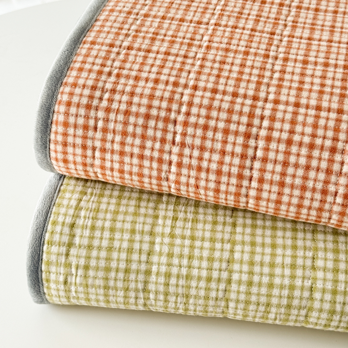 91家纺网 家纺一手货源 找家纺 简宜家居（朝初家纺） 2025新款全棉纯棉色织水洗棉床盖 组合图仅供参考