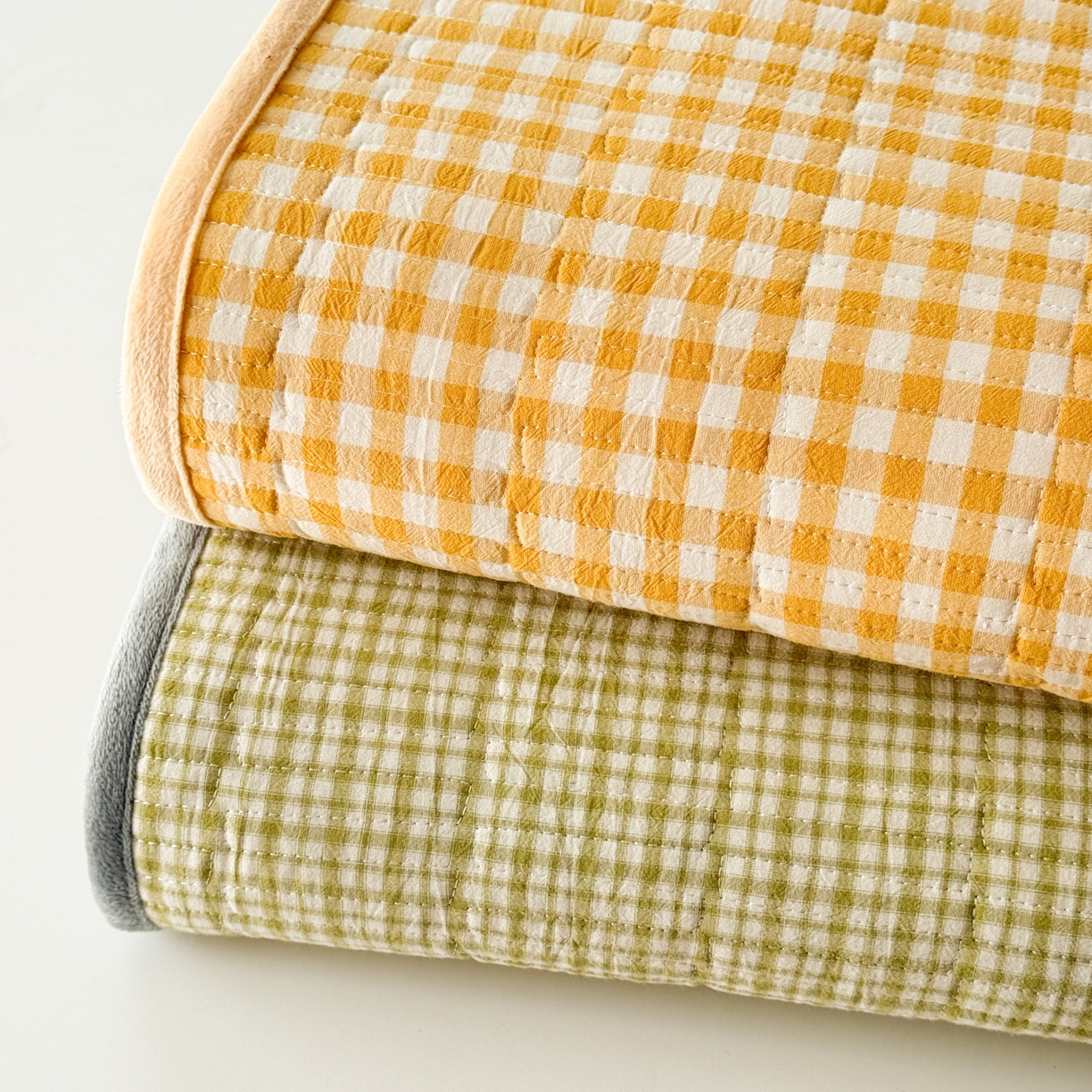 91家纺网 家纺一手货源 找家纺 简宜家居（朝初家纺） 2025新款全棉纯棉色织水洗棉床盖 组合图仅供参考