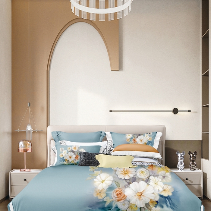 91家纺网 家纺一手货源 找家纺 （总）威克凯丽 2025新款艾阳绒天丝磨毛四件套