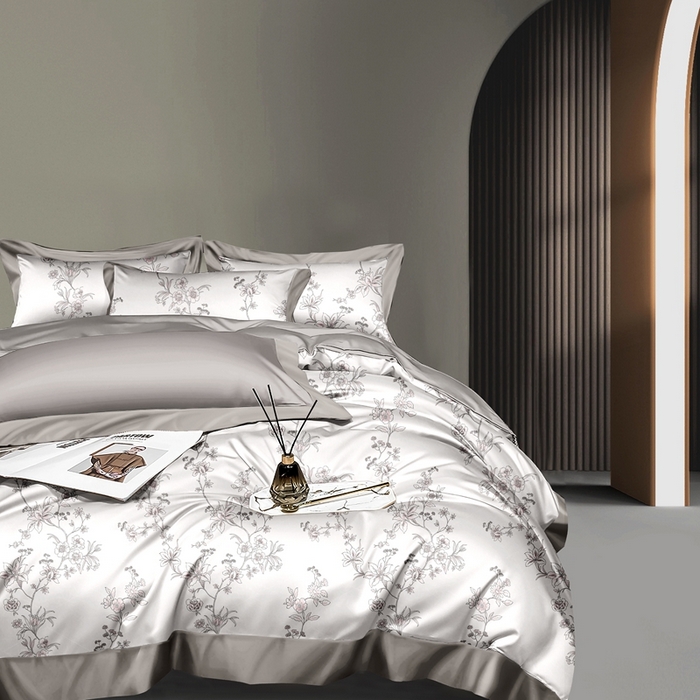 威克凯丽 2025新款全棉纯棉印花13376四件套 露华浓