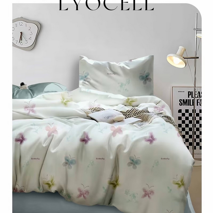 威克凯丽 2025新款全棉纯棉印花13376四件套 润蝶-绿