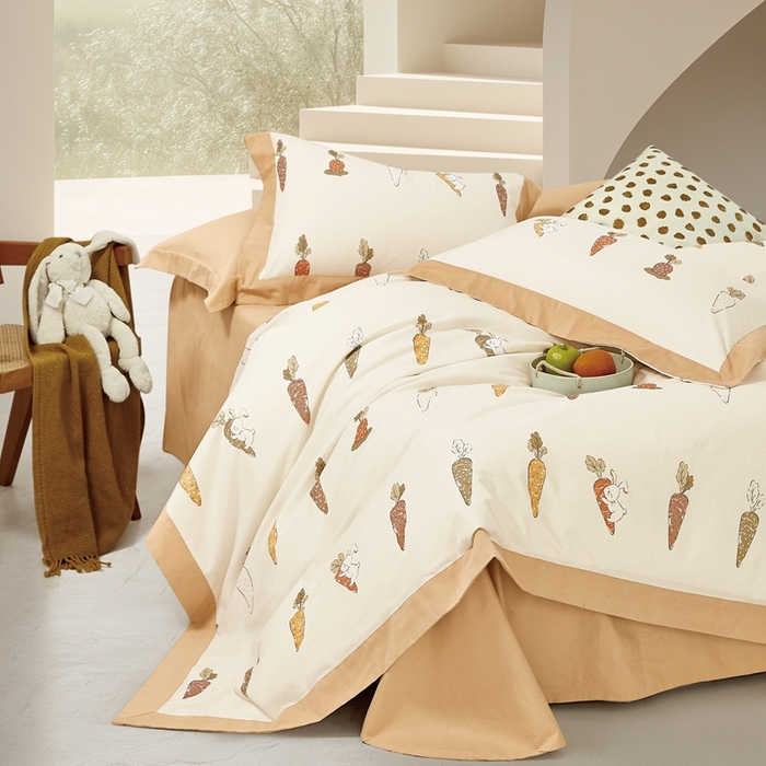 91家纺网 家纺一手货源 找家纺 （总）威克凯丽2025新款全棉纯棉生态磨毛四件套