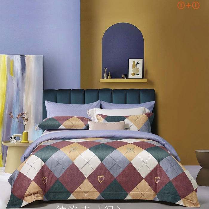 91家纺网 家纺一手货源 找家纺 （总）威克凯丽2025新款全棉纯棉生态磨毛四件套