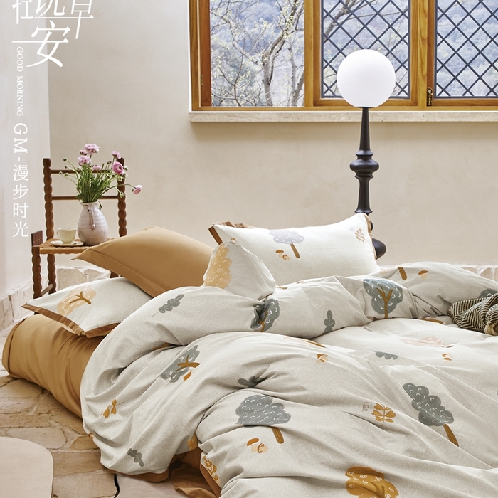 91家纺网 家纺一手货源 找家纺 （总）威克凯丽2025新款全棉纯棉生态磨毛四件套