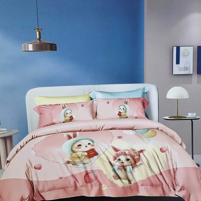 91家纺网 家纺一手货源 找家纺 （总）威克凯丽2025新款全棉纯棉生态磨毛四件套