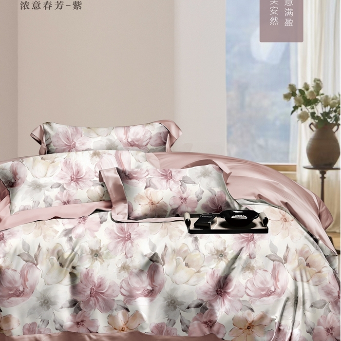 91家纺网 家纺一手货源 找家纺 （总）威克凯丽2025新款全棉纯棉生态磨毛四件套