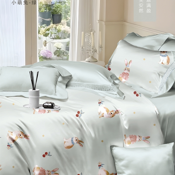 91家纺网 家纺一手货源 找家纺 （总）威克凯丽2025新款全棉纯棉生态磨毛四件套