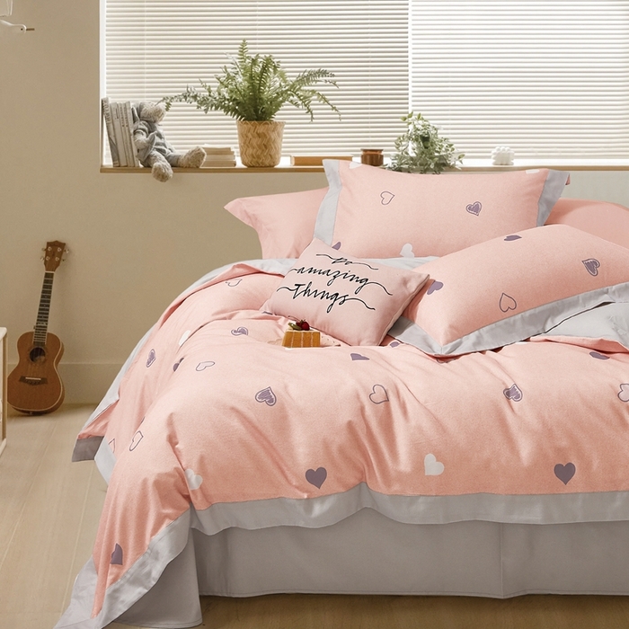 91家纺网 家纺一手货源 找家纺 （总）威克凯丽2025新款全棉纯棉生态磨毛四件套