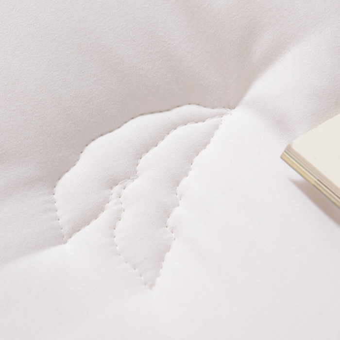 91家纺网 家纺一手货源 找家纺 畅畅家纺 2025新款洛卡棉抗菌纤维亲肤大豆被春秋被冬被被芯 珍珠白