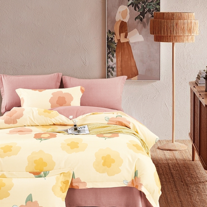 91家纺网 家纺一手货源 找家纺 （总）威克凯丽2025新款全棉纯棉生态磨毛四件套