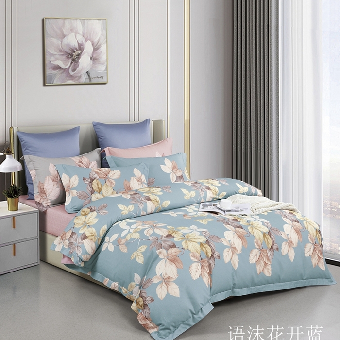 91家纺网 家纺一手货源 找家纺 （总）威克凯丽2025新款全棉纯棉生态磨毛四件套