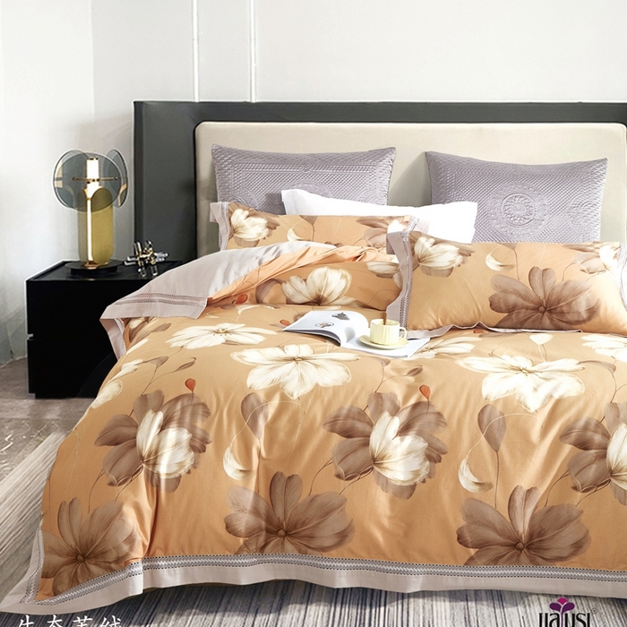 91家纺网 家纺一手货源 找家纺 （总）威克凯丽2025新款全棉纯棉生态磨毛四件套