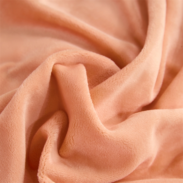 91家纺网 家纺一手货源 找家纺 畅畅家纺 2025新款冬季9斤260克全消光全工艺宽边绣花慕斯绒四件套-几粒系列 几粒-橙色