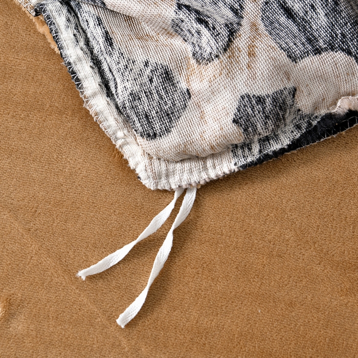 91家纺网 家纺一手货源 找家纺 （总）畅畅家纺 2025新款冬季9斤重加厚皮草绒兔毛绒轻奢赫本风牛奶绒花边四件套