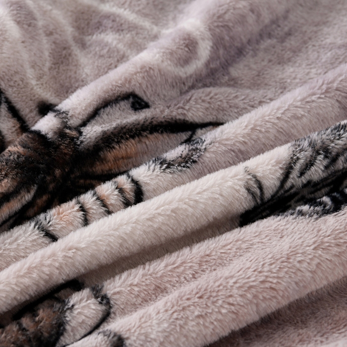 91家纺网 家纺一手货源 找家纺 畅畅家纺 2025新款冬季9斤重加厚皮草绒兔毛绒轻奢赫本风牛奶绒花边四件套 轻奢-蝴蝶