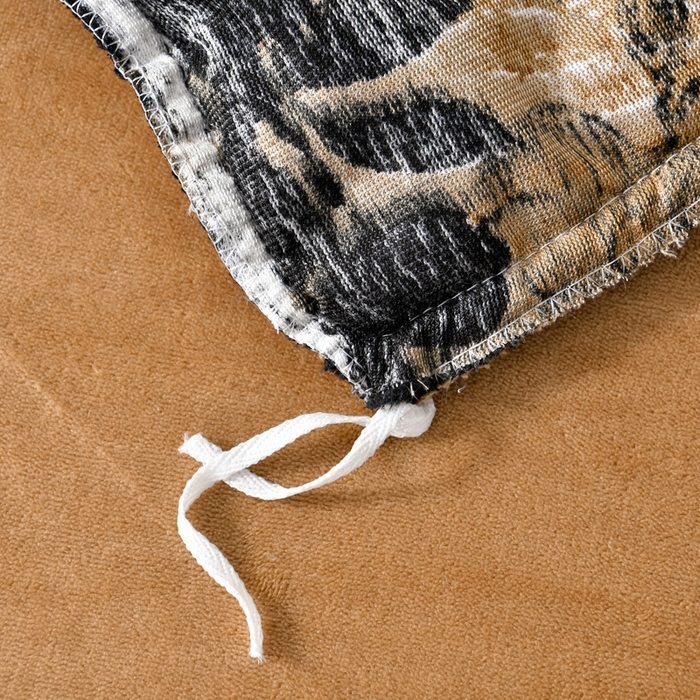 91家纺网 家纺一手货源 找家纺 畅畅家纺 2025新款冬季9斤重加厚皮草绒兔毛绒轻奢赫本风牛奶绒花边四件套 轻奢-花影