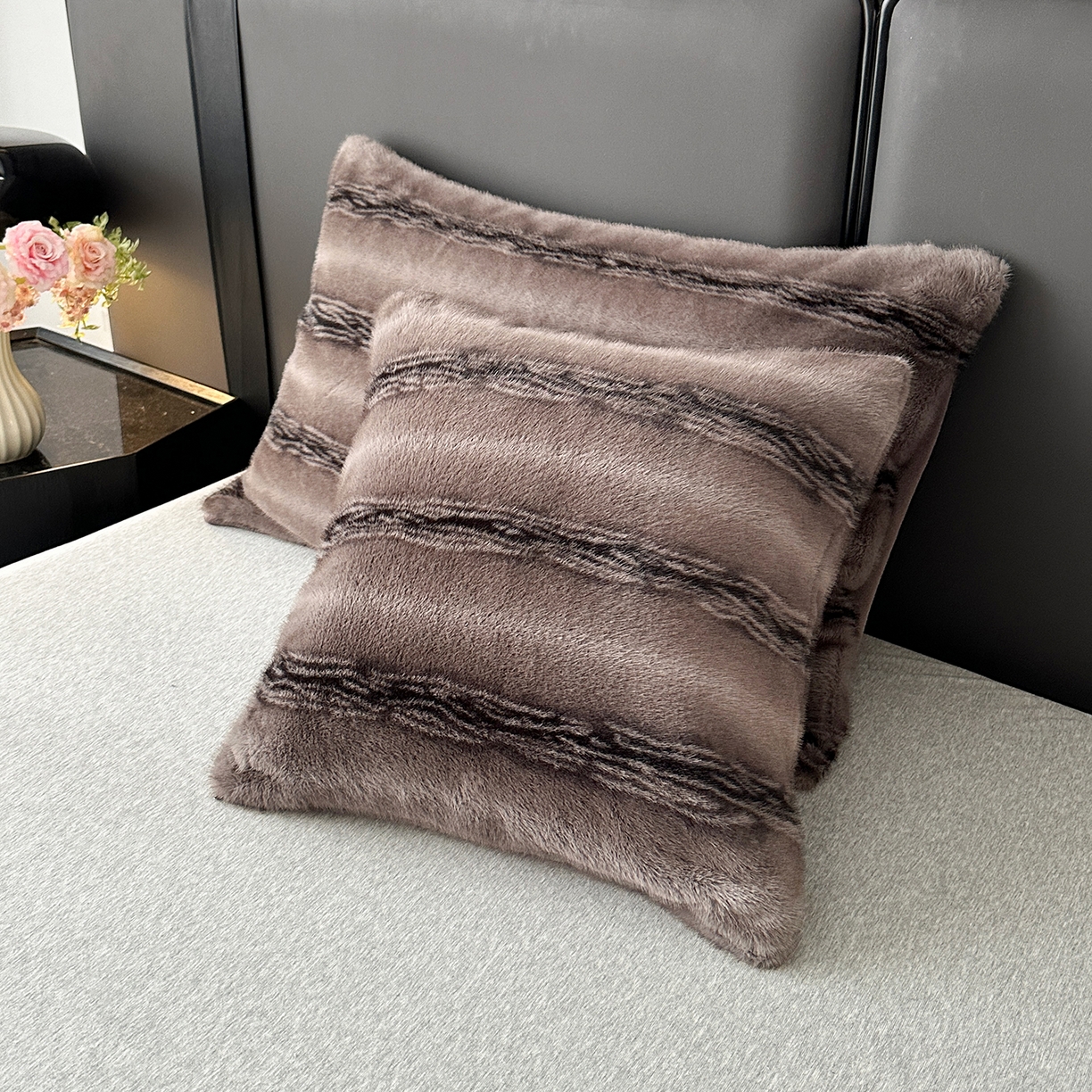 91家纺网 家纺一手货源 找家纺 肖恩毯业 2025新款轻奢大金狐貂绒毯云锦绒毛毯仿裘皮毯加厚保暖高品高质顺滑长毛绒盖毯毯子 大金狐貂绒毯-绅士灰